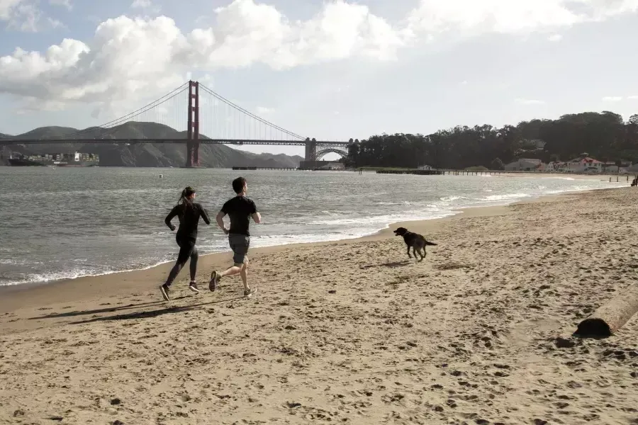 Corredores em Crissy Field